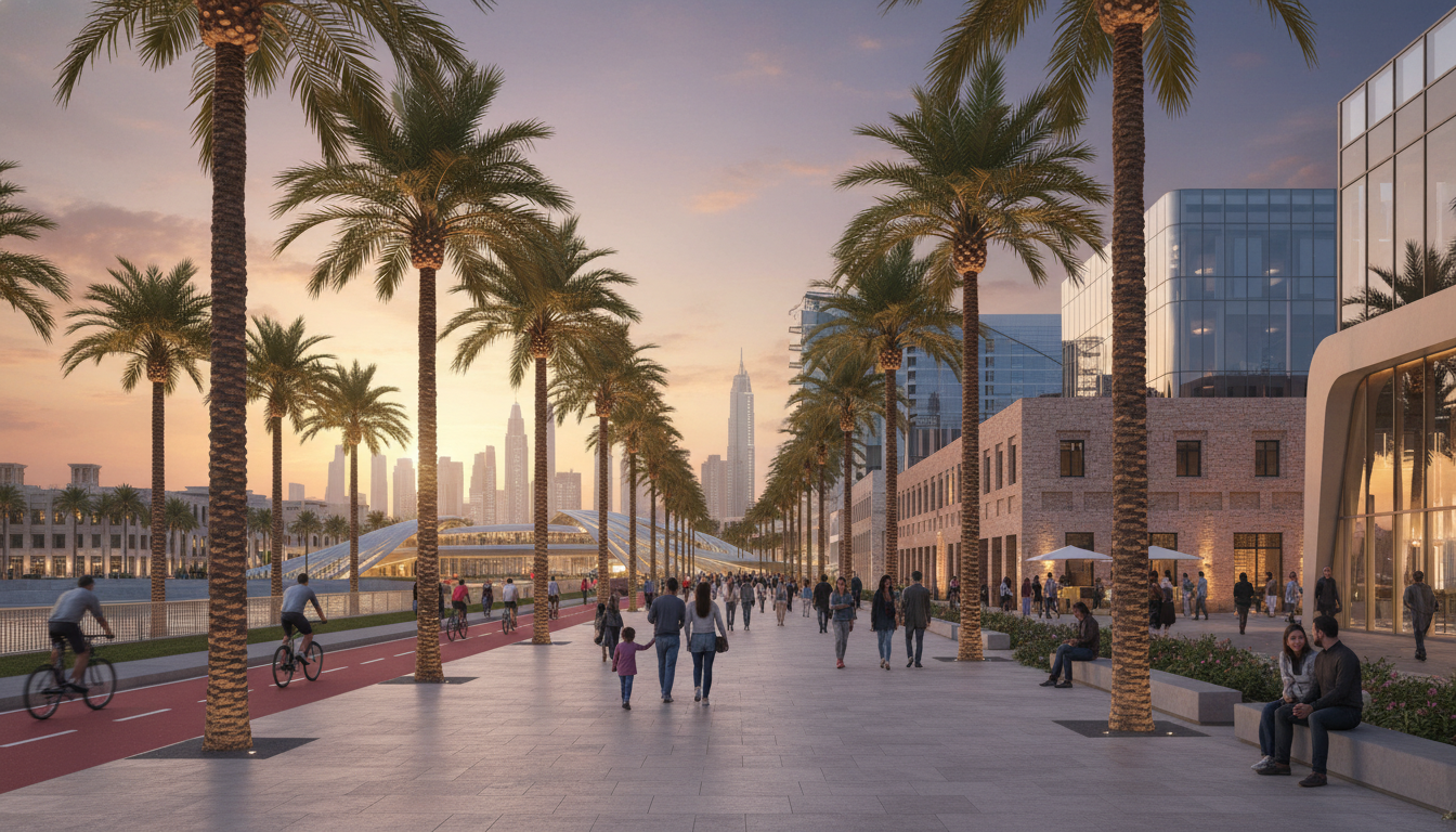 Dubai’s Ambitious 6,000km Pedestrian Network: A Guide to the Future