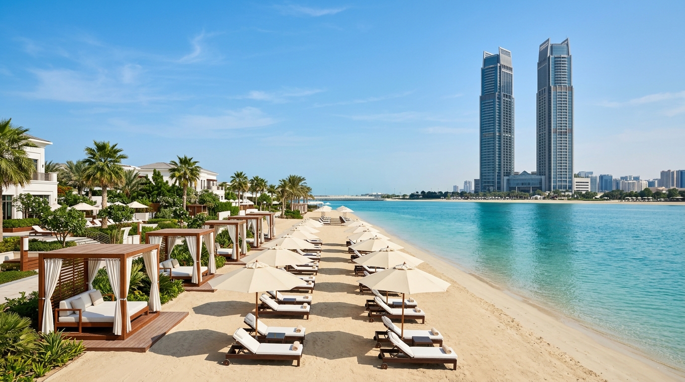 Nation Riviera Beach Club: Experience Ultimate Relaxation in Abu Dhabi