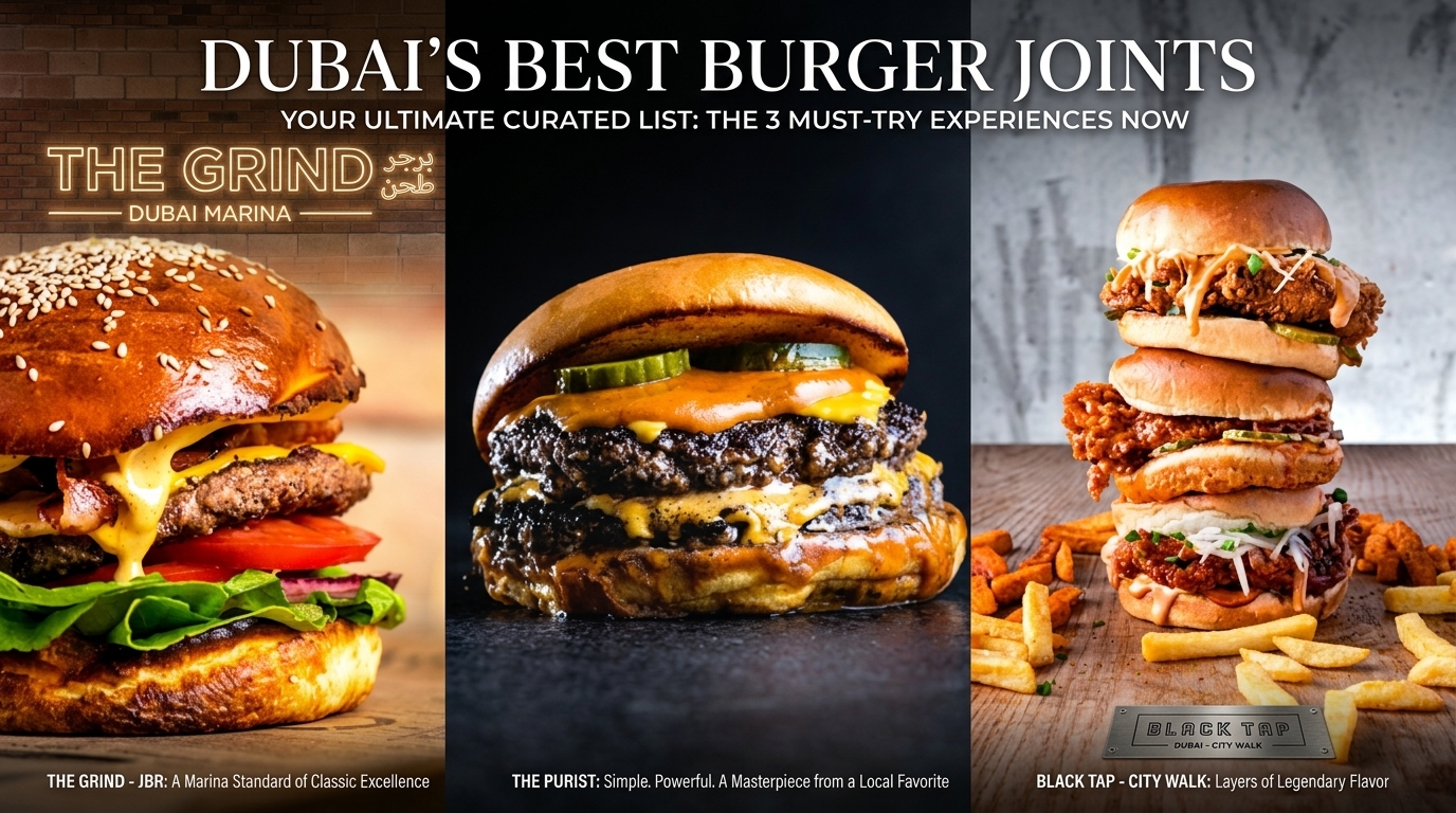 Dubai’s Best Burger Joints You Must Try Now