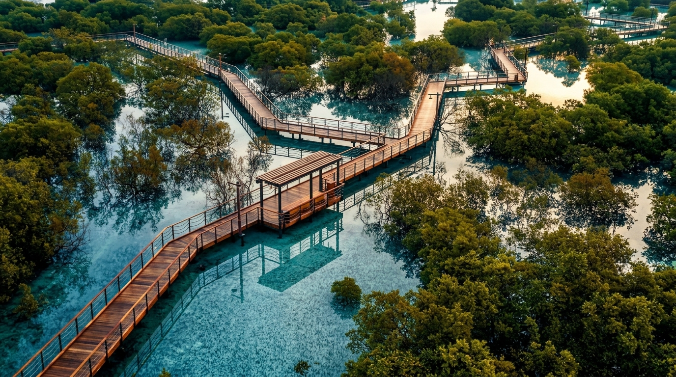 Why is Jubail Island a model for conservation led community making?