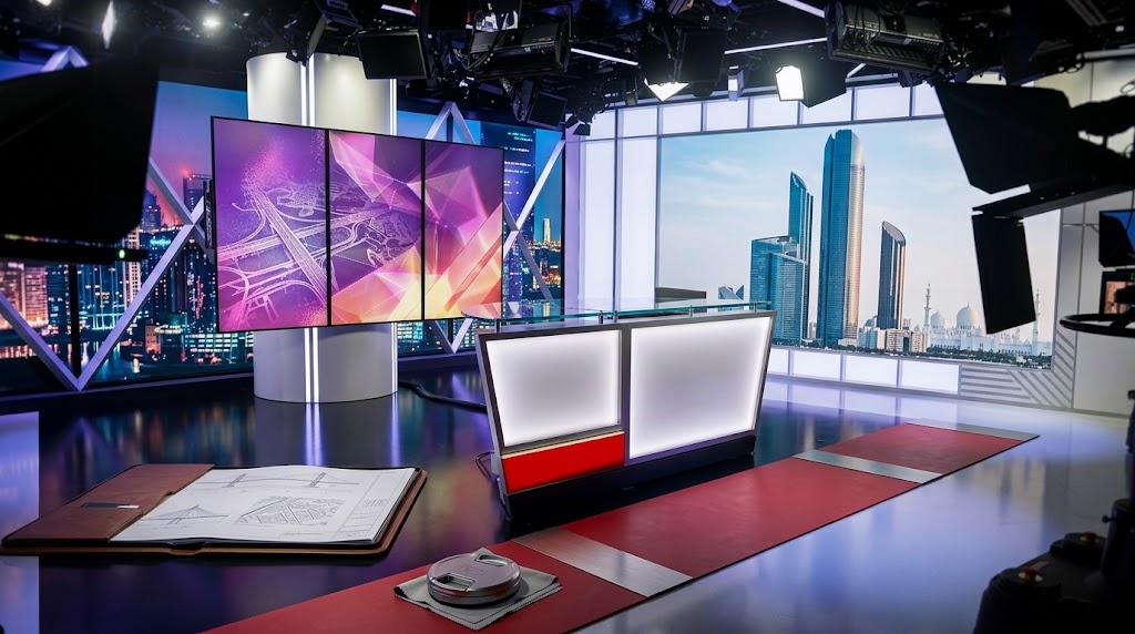 How did CNN Abu Dhabi provide a global media lens at ADIS?