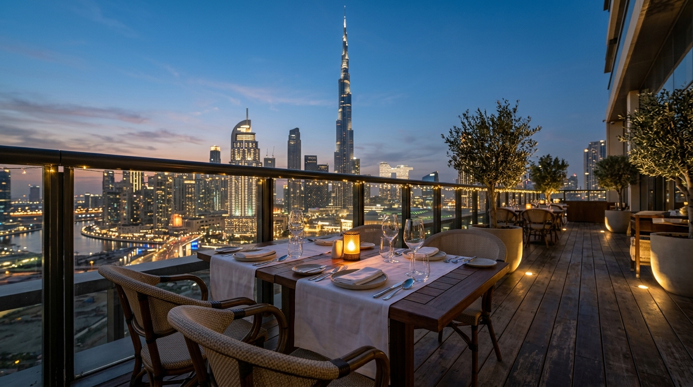 Affordable skyline dinners Downtown and Business Bay