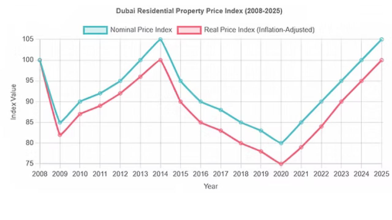 What are Dubai property price trends and the forecast to 2026?