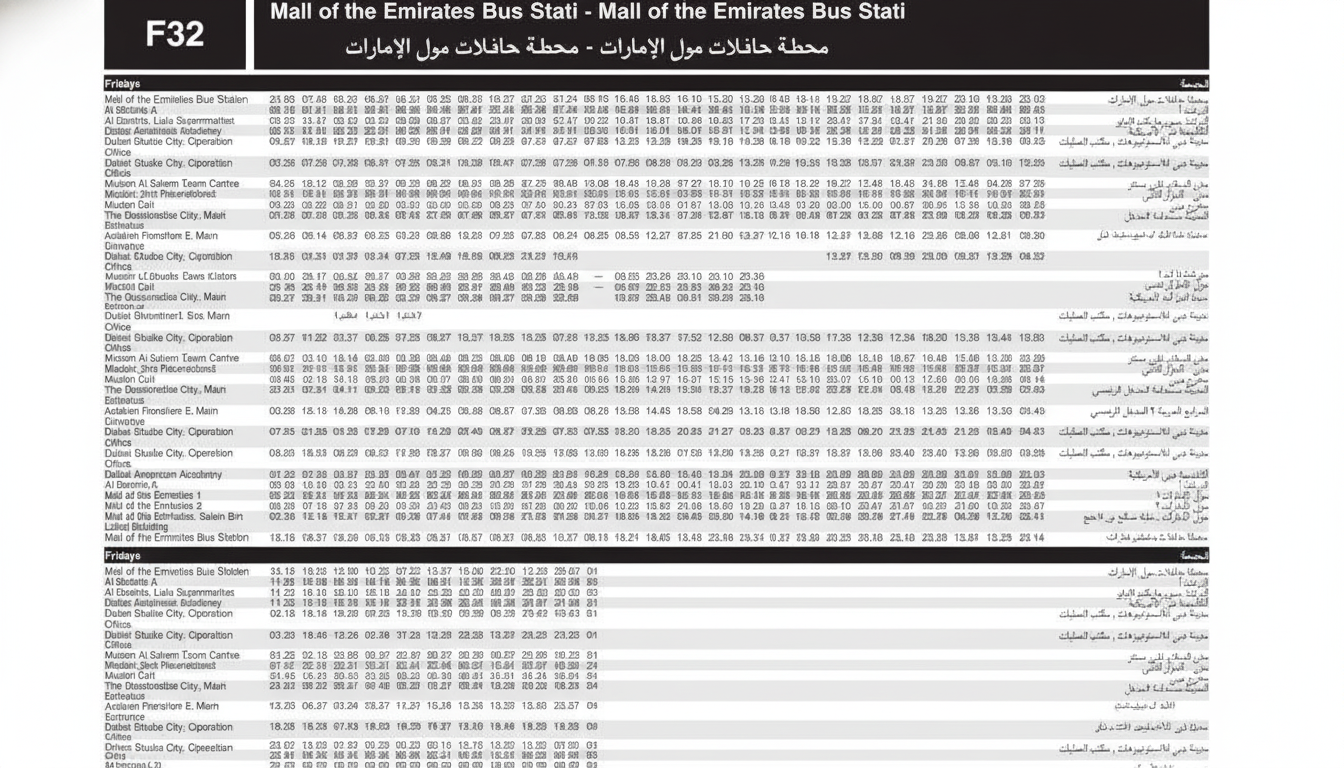 How does the Mall of the Emirates smart bus station connect Dubai routes and communities?