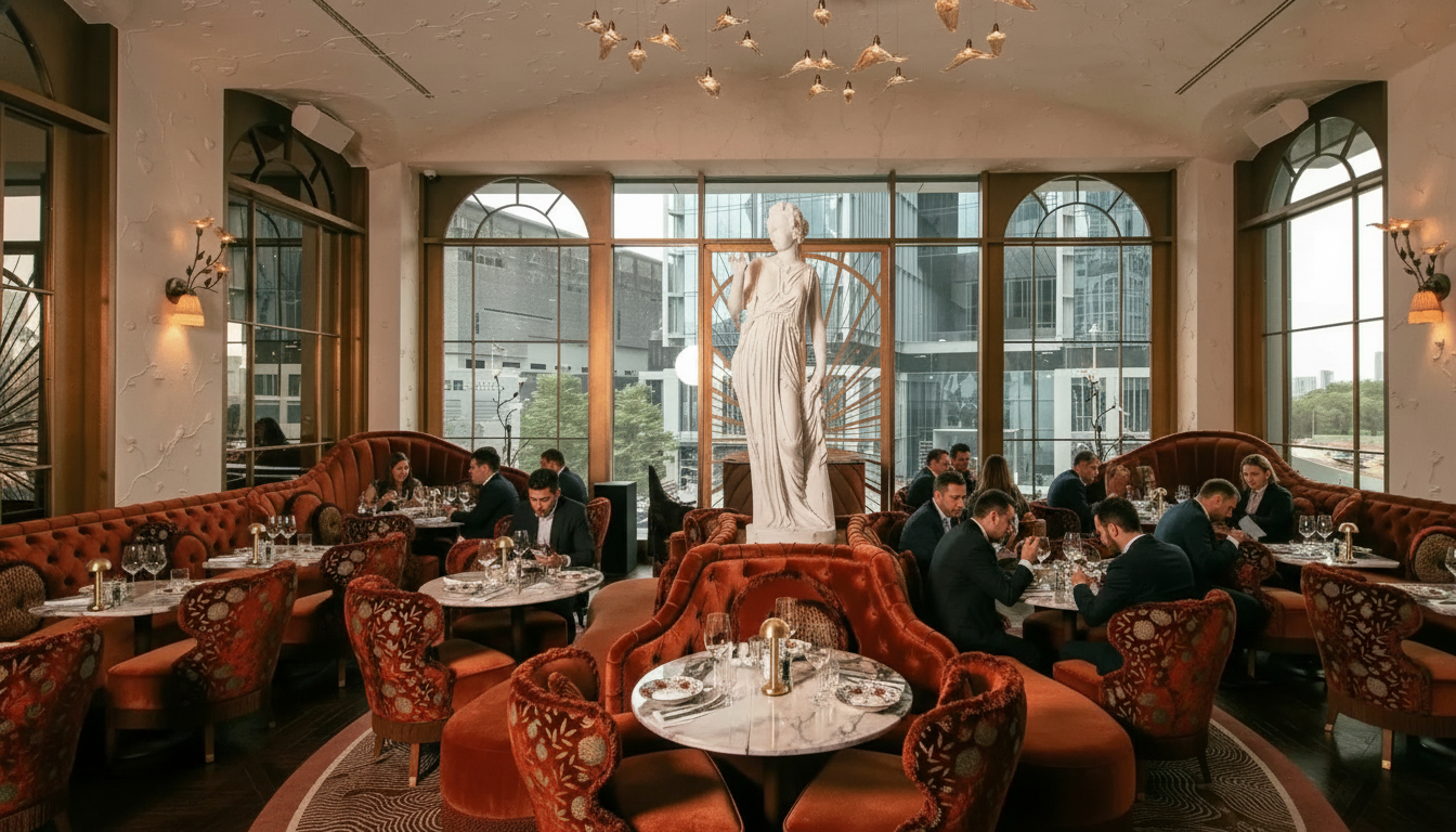 When should I visit Siena Dubai for business lunch, brunch or late-night dining?