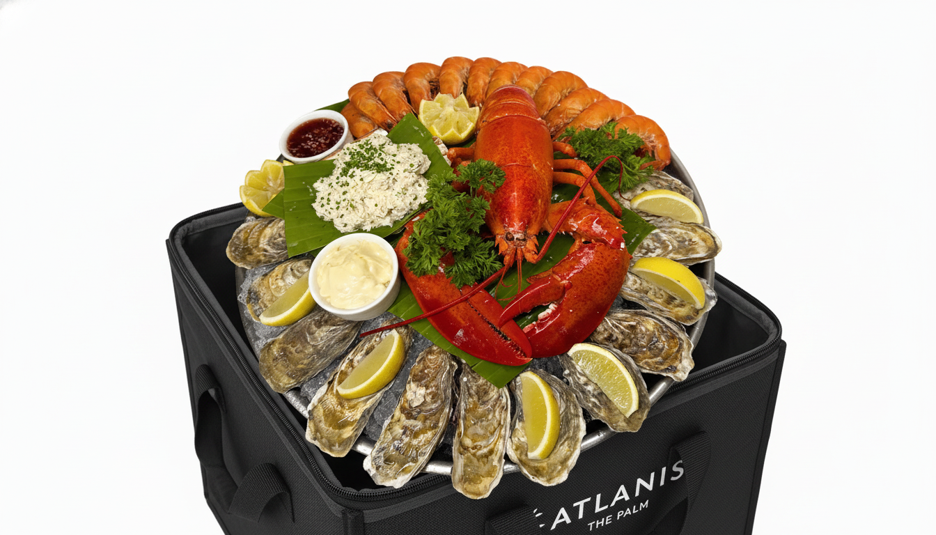 Palm Jumeirah and Dubai Marina: Dubai restaurants delivering resorts and seafront plates
