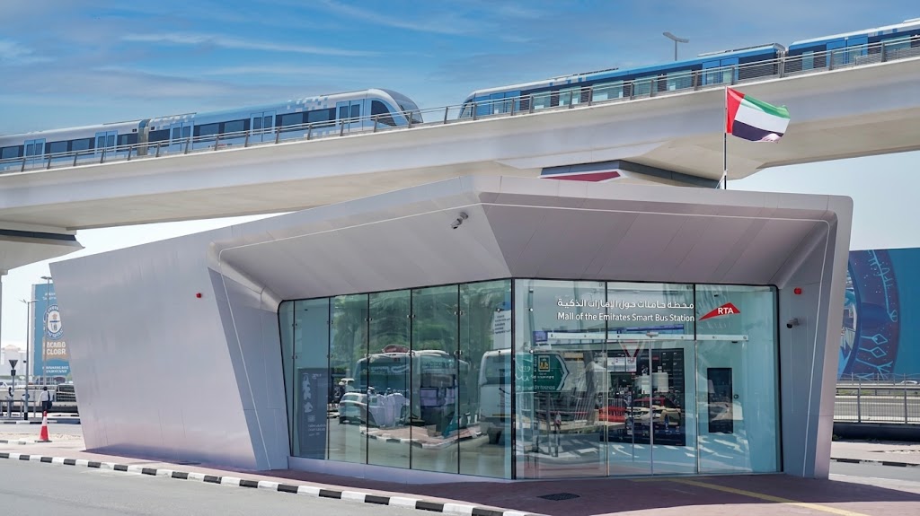 Mall of the Emirates smart bus station design and capacity